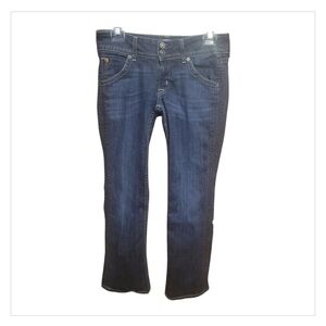 Hudson Jeans Womens Size 27 Blue Stretch Denim Mid Rise